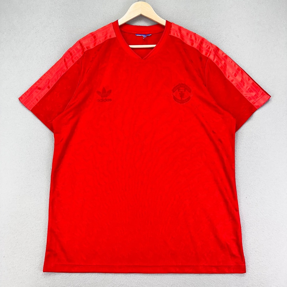 Manchester United adidas Jersey Shirt Mens‎ XL Red Short Sleeve Soccer Tee 2017